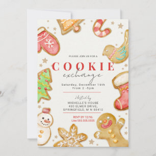 Cookie Exchange Party Invitation