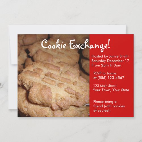 Cookie Exchange Party Invitation