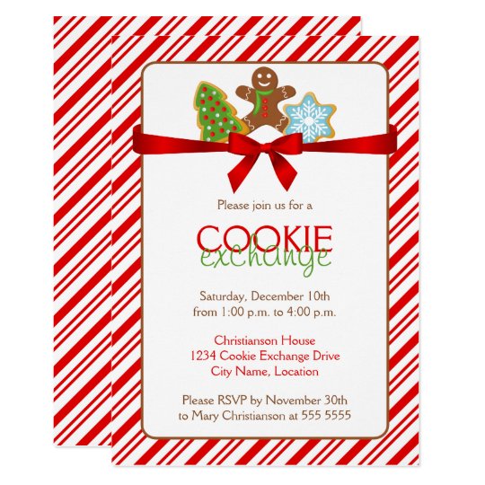Cookie Exchange Party Invitation | Zazzle.com