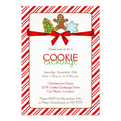 Cookie Swap Party Invitations Templates 7