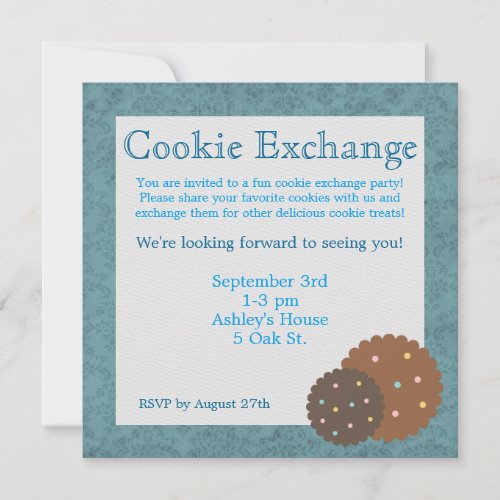 Cookie Exchange Party Invitation