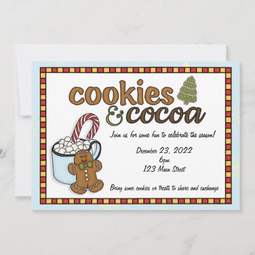 Cookie Exchange Party Invitation