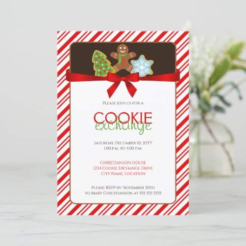 Cookie Exchange Party Invitation