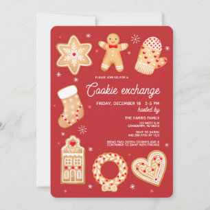 Cookie Exchange Party Invitation