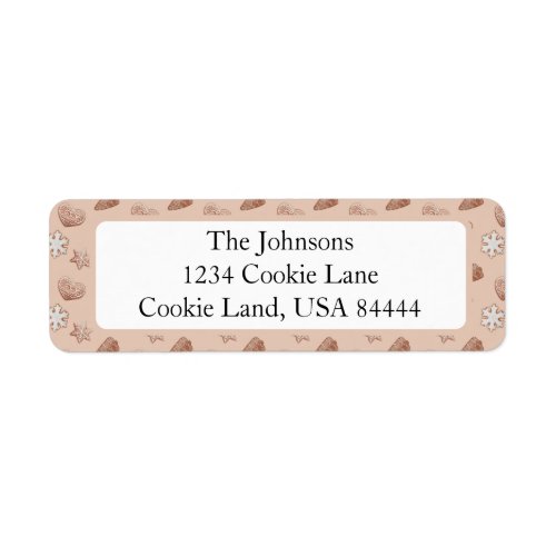 Cookie Exchange Return Address Label