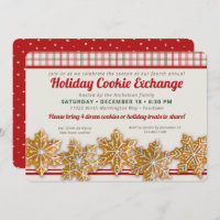 Cookie Exchange Swap | Holiday Baking Party Invitation