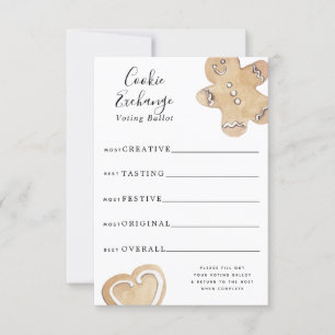 Cookie Exchange Voting Ballot Invitation