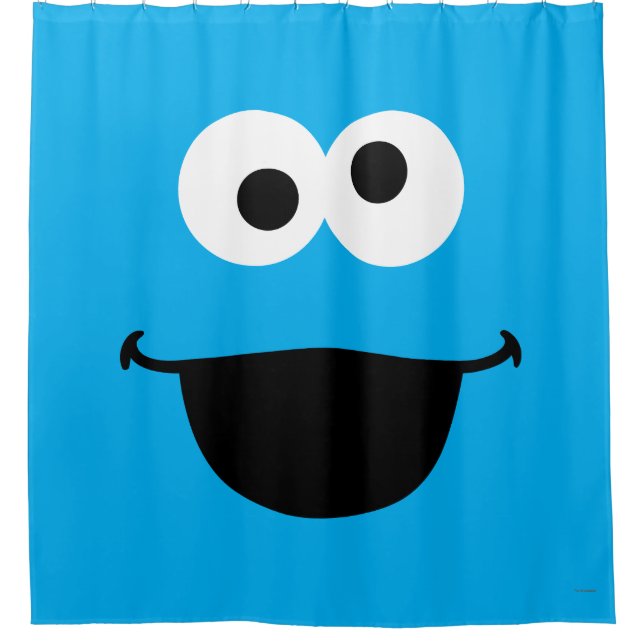 Cookie Face Art Shower Curtain (Front)