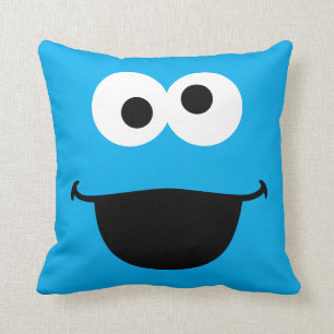 Cookie Face Art Throw Pillow