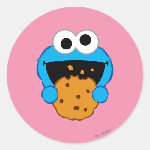 Cookie Face Classic Round Sticker