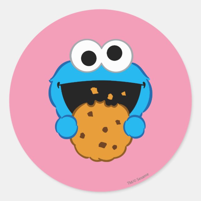 Cookie Face Classic Round Sticker (Front)