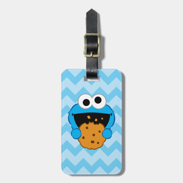 Cookie Face Luggage Tag (Front Vertical)