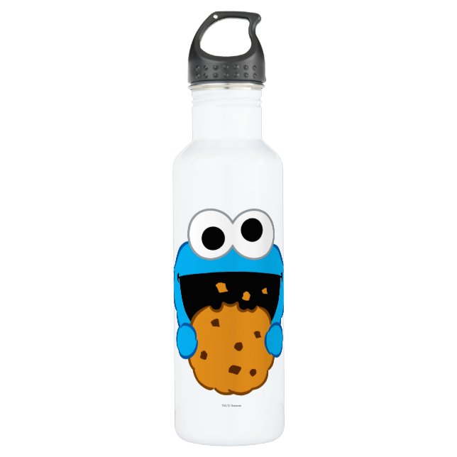 Cookie Face Stainless Steel Water Bottle (Front)