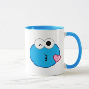 Cookie Face Throwing a Kiss Mug