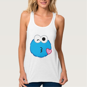 Cookie Face Throwing a Kiss Tank Top