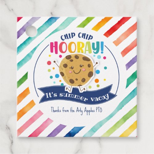  cookie favor gift summer vacay favor tags