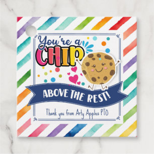  cookie favor gift you're the best tags