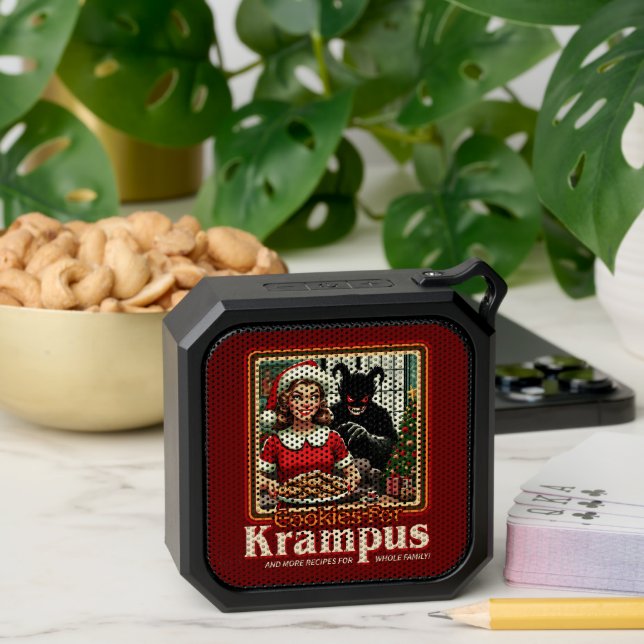Cookie For Krampus Merry Krampus Christmas Horror Bluetooth Speaker (Insitu(Table))