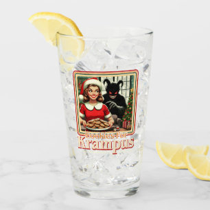 Cookie For Krampus Merry Krampus Christmas Horror Glass