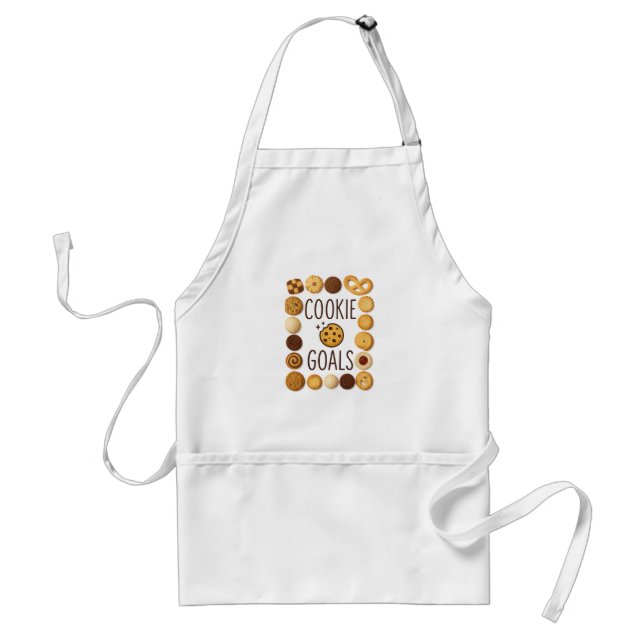 Cookie Goals Kitchen Apron (Front)