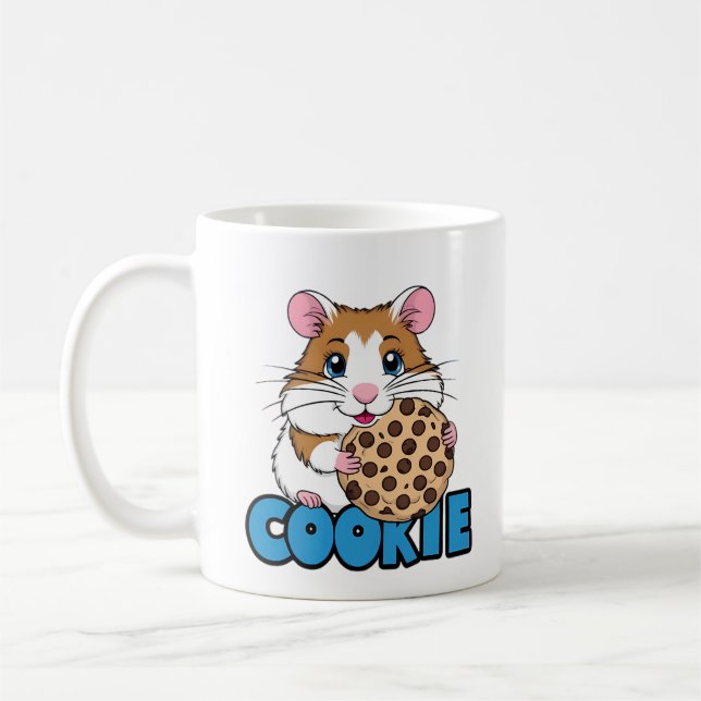 Cookie hamster coffee mug (Left)