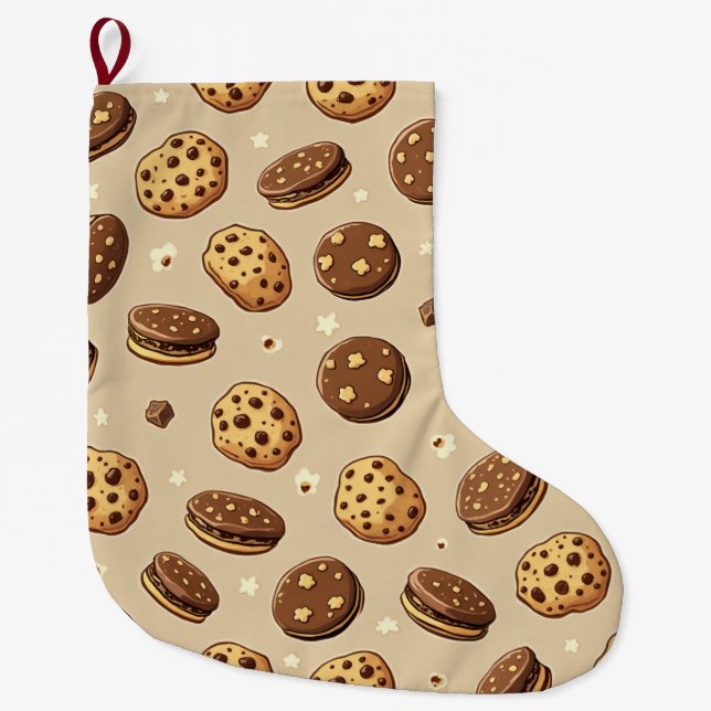 Cookie Holiday Stockings (Front)