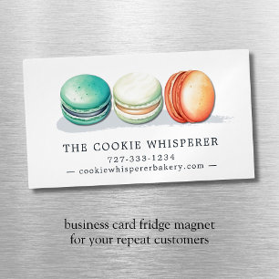 Cookie Home Bakery Cottage Food Business Card Magnet