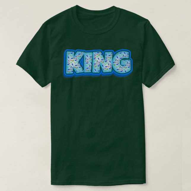 Cookie King Baker Cookies Lover Baking Royalty Bak T-Shirt (Design Front)
