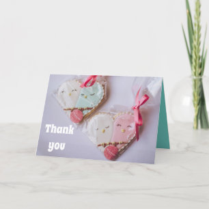Cookie Letterpress Thank You Card