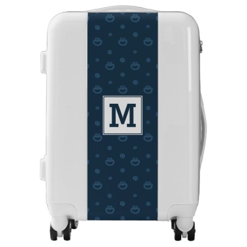 Cookie Love Cookie Monster  Monogram Luggage