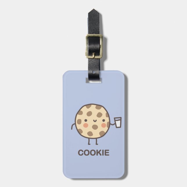 Cookie Luggage Tag (Front Vertical)