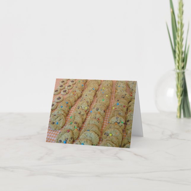 Cookie Making Blank Note Card (Front)