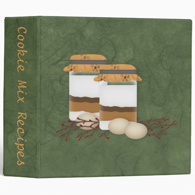 Cookie Mix Recipe Binder (Front/Spine)