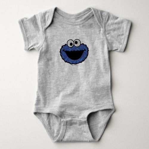 Cookie Monster  80s Throwback 2 Baby Bodysuit