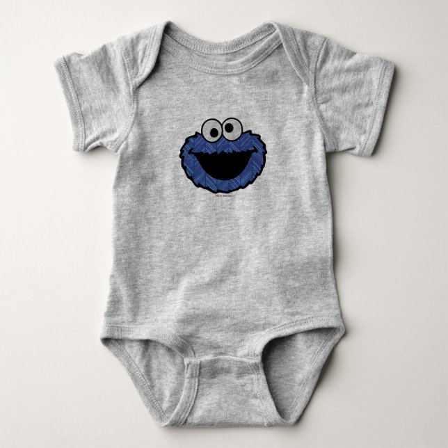 Cookie Monster | 80's Throwback 2 Baby Bodysuit (Front)