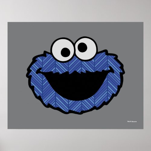 Cookie Monster  80s Throwback 3 Poster