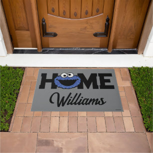 Cookie Monster 80's Throwback Doormat