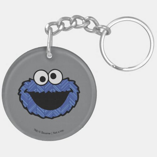 Cookie Monster  80s Throwback Keychain