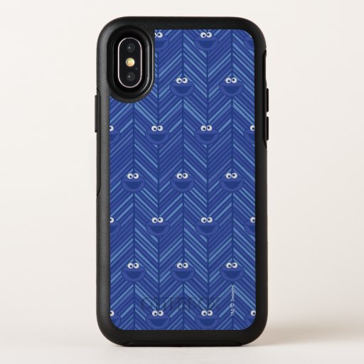 Cookie Monster | 80's Throwback Pattern OtterBox Symmetry iPhone X Case