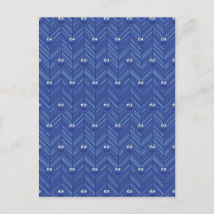 Cookie Monster 80's Throwback Pattern Postcard