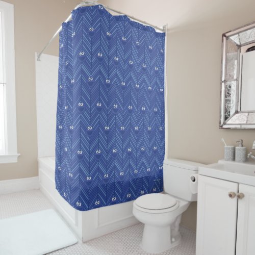 Cookie Monster  80s Throwback Pattern Shower Curtain