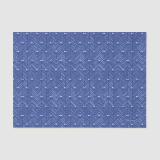 Cookie Monster | 80's Throwback Pattern Tissue Paper (Front)