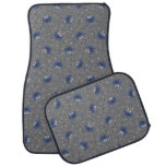 Cookie Monster | 80&#39;s Throwback Polka Dot Pattern Car Floor Mat