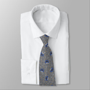 Cookie Monster   80's Throwback Polka Dot Pattern Neck Tie