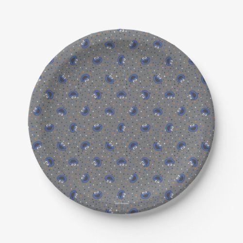 Cookie Monster  80s Throwback Polka Dot Pattern Paper Plates