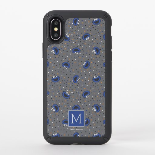 Cookie Monster | 80's Throwback Polka Dot Pattern Speck iPhone X Case