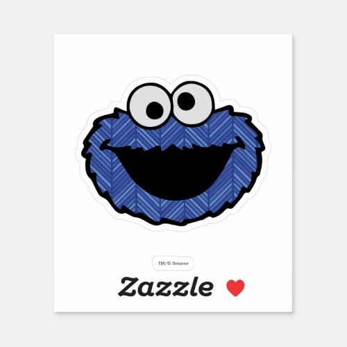 Cookie Monster  80s Throwback Sticker
