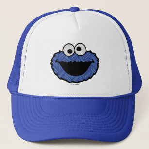 Cookie Monster   80's Throwback Trucker Hat