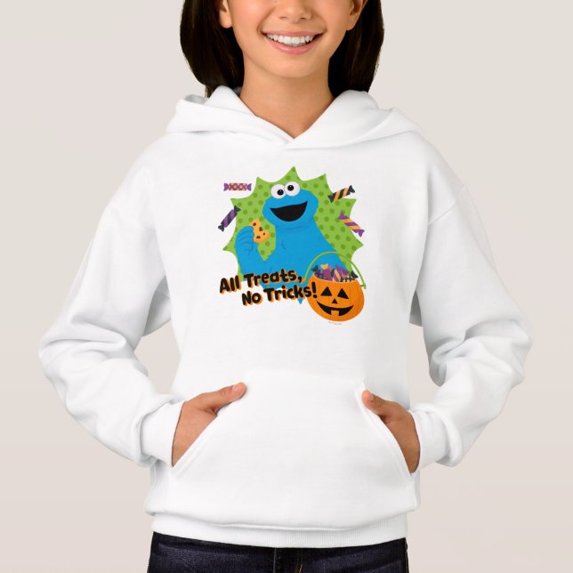 Cookie Monster | All Treats, No Tricks! Hoodie (Front)