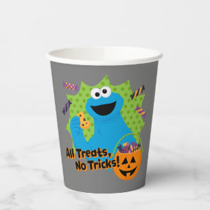 Cookie Monster All Treats, No Tricks! Paper Cups